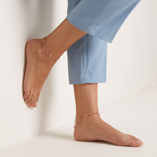 Infinity Forever Loop Anklet