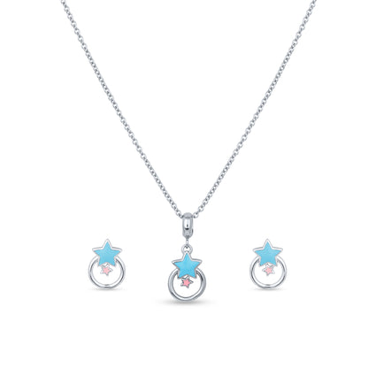 Silver Twinkle Charm Set