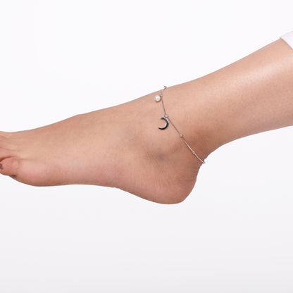 Pearl Moon Whisper Anklet