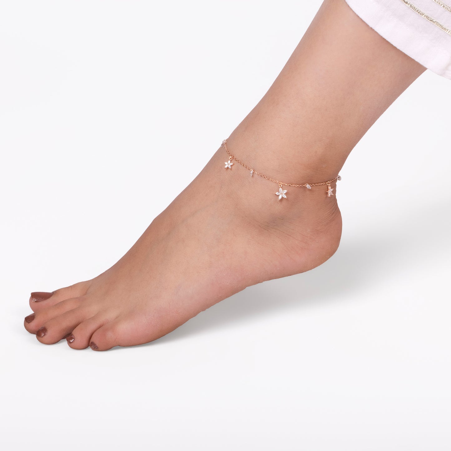 Roselle Bloom Anklet
