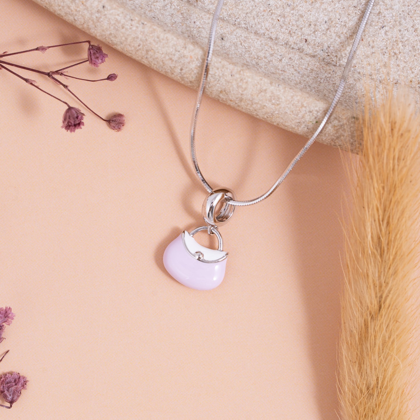 Lilac Purse Pendant