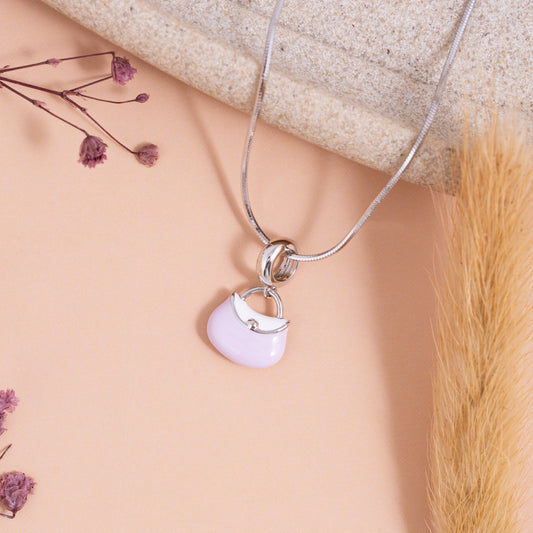Lilac Purse Pendant