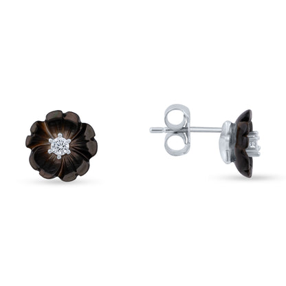 Midnight Bloom Stud Earrings
