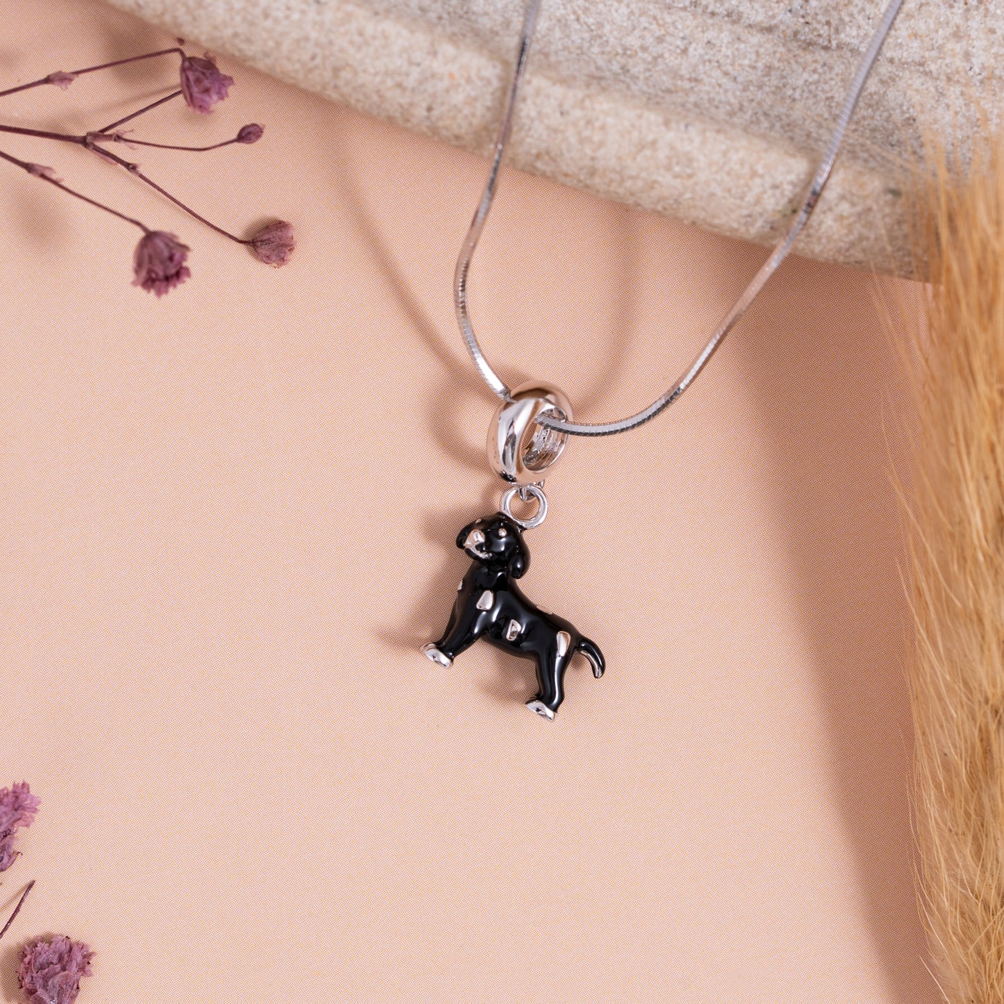 Midnight Pup Pendant