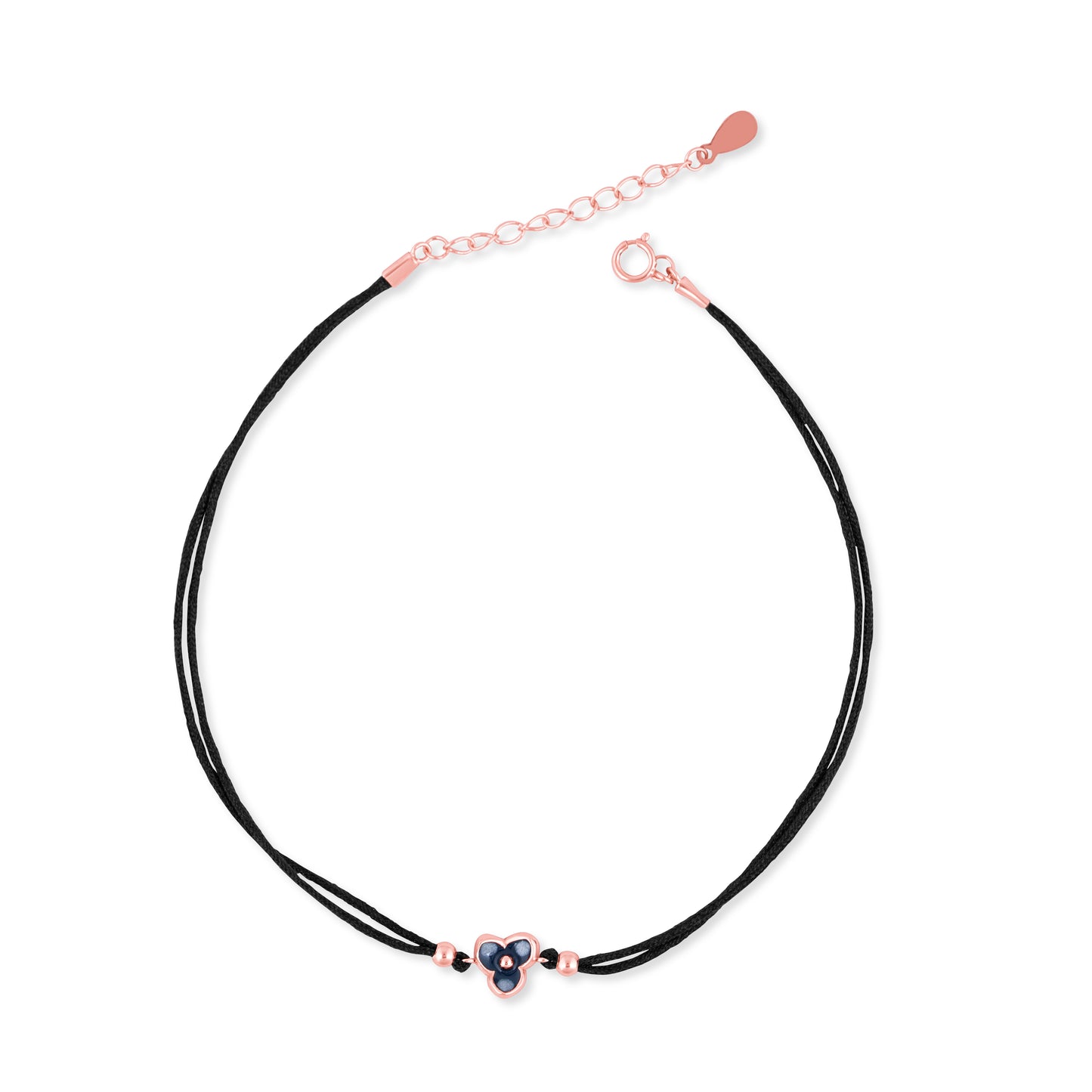 Midnight Bloom Anklet