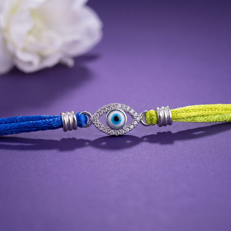 Nazar Shield Sterling Silver Rakhi