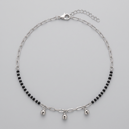 Noir Ball Charm Anklet