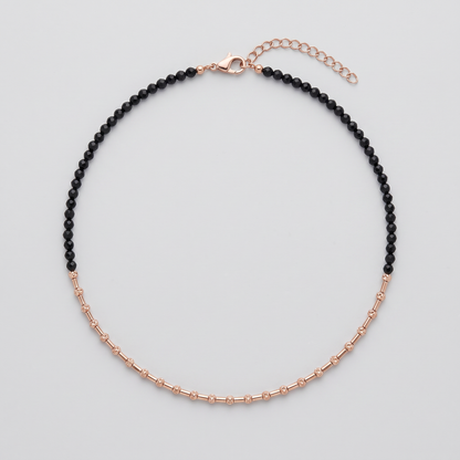 Noir Rose Bead Anklet