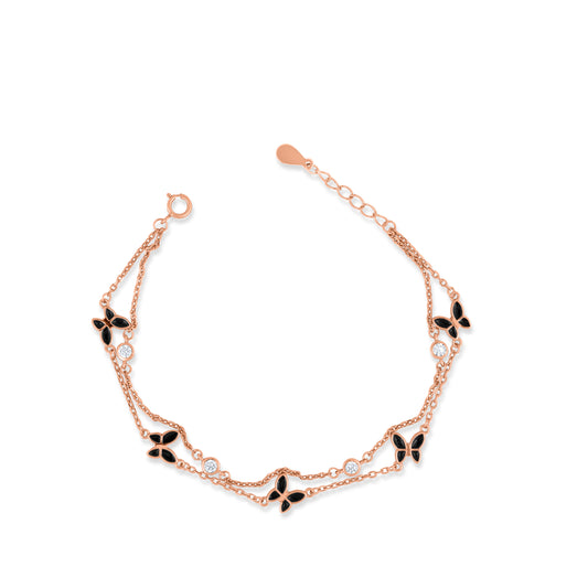 Noir Butterfly Bracelet