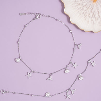 Ocean Whisper Pearl Anklet