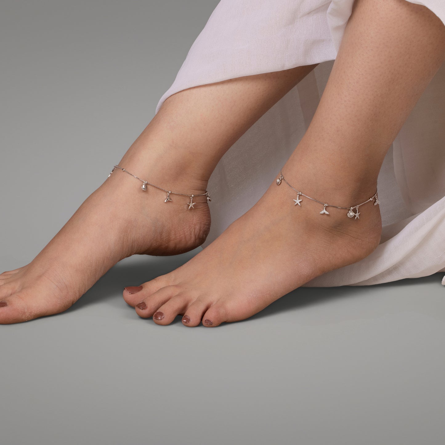 Ocean Whisper Pearl Anklet