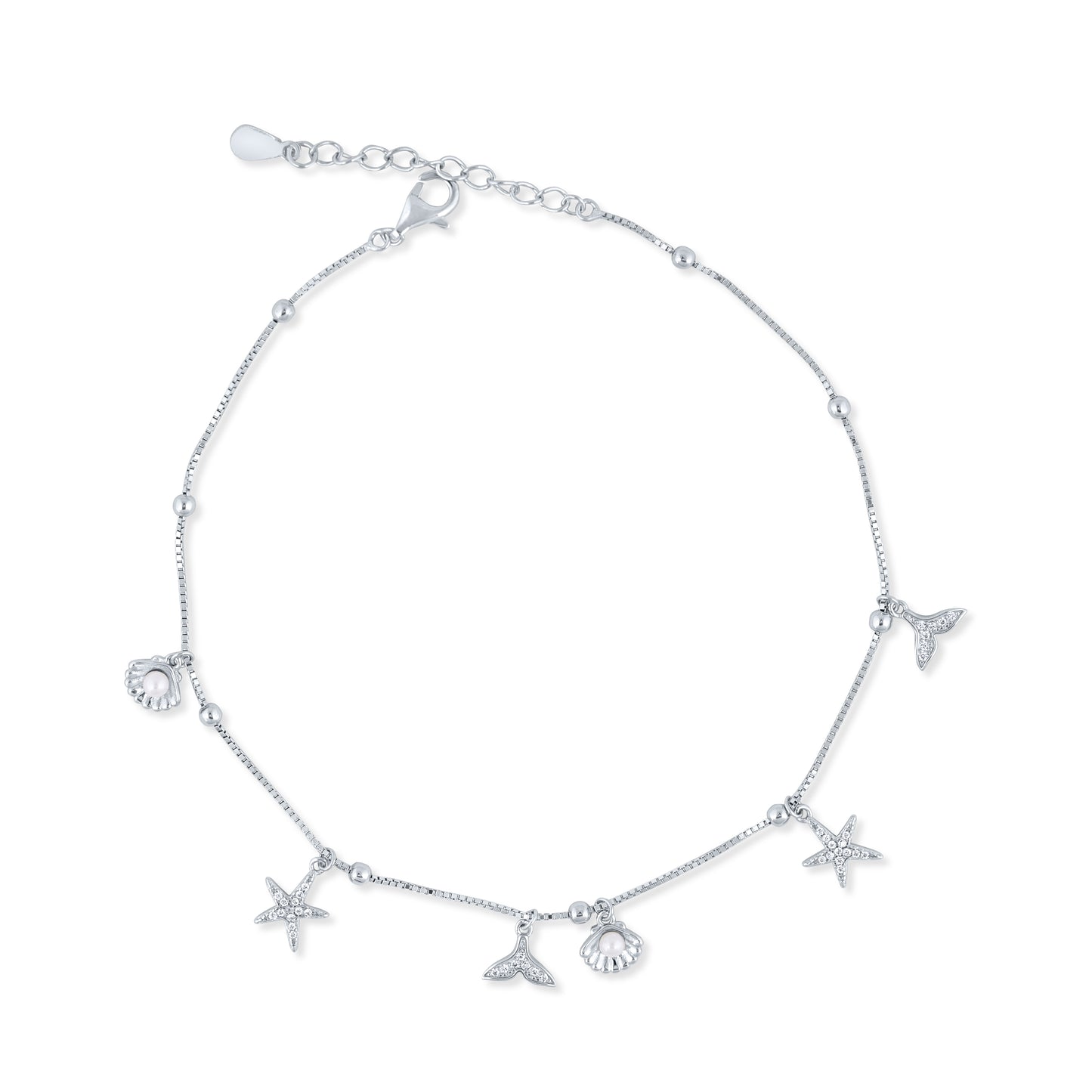 Ocean Whisper Pearl Anklet