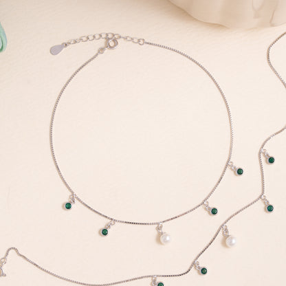 Pearl Grove Anklet