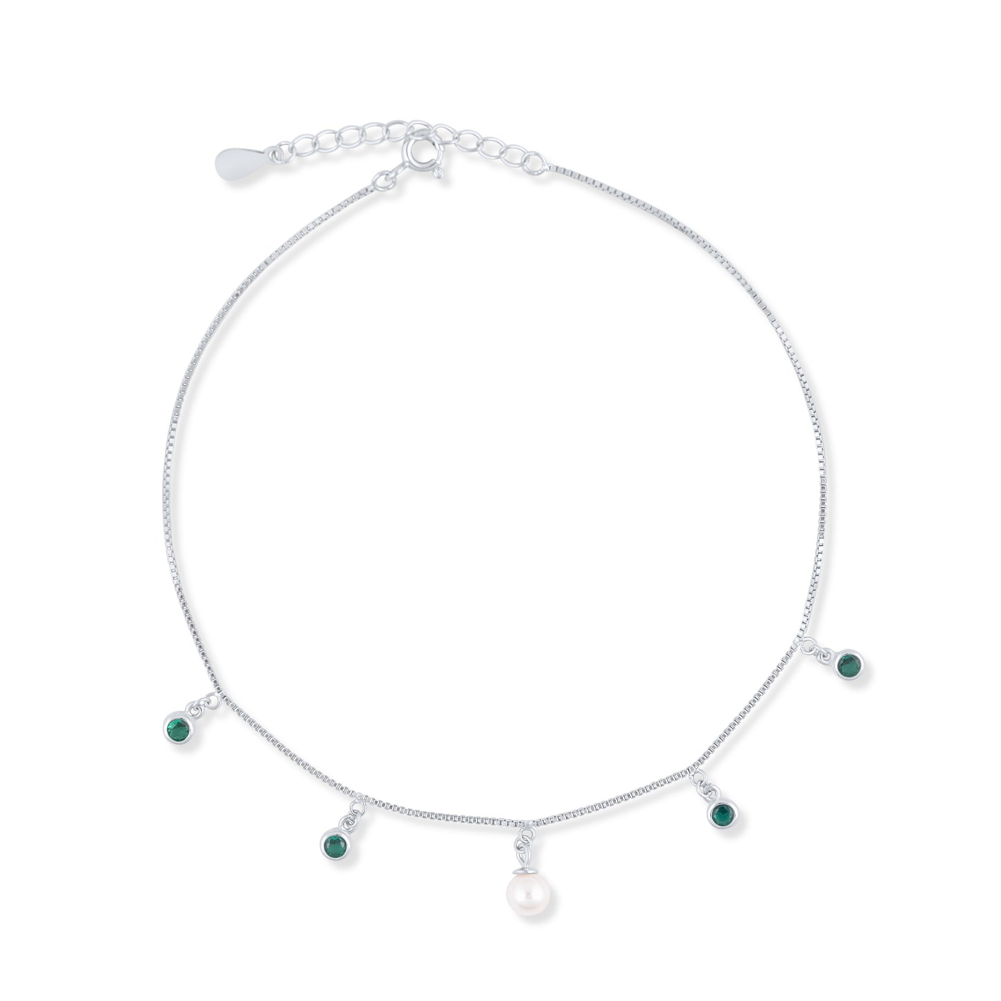 Pearl Grove Anklet