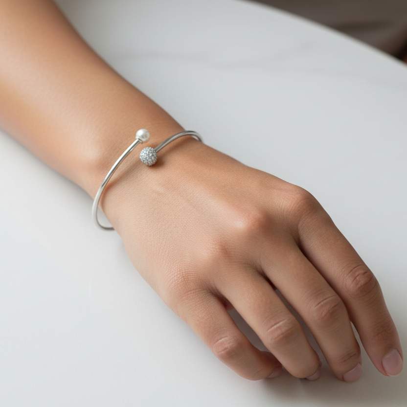 Pearl Orbit Bracelet