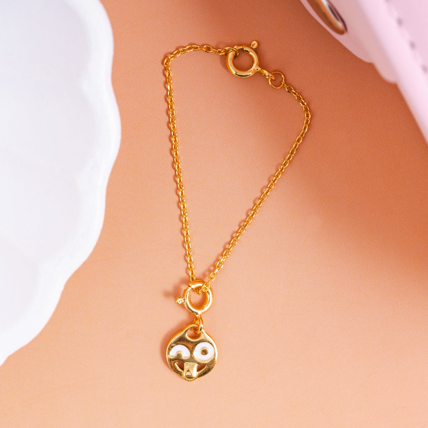 Playful Sync Gold Charm