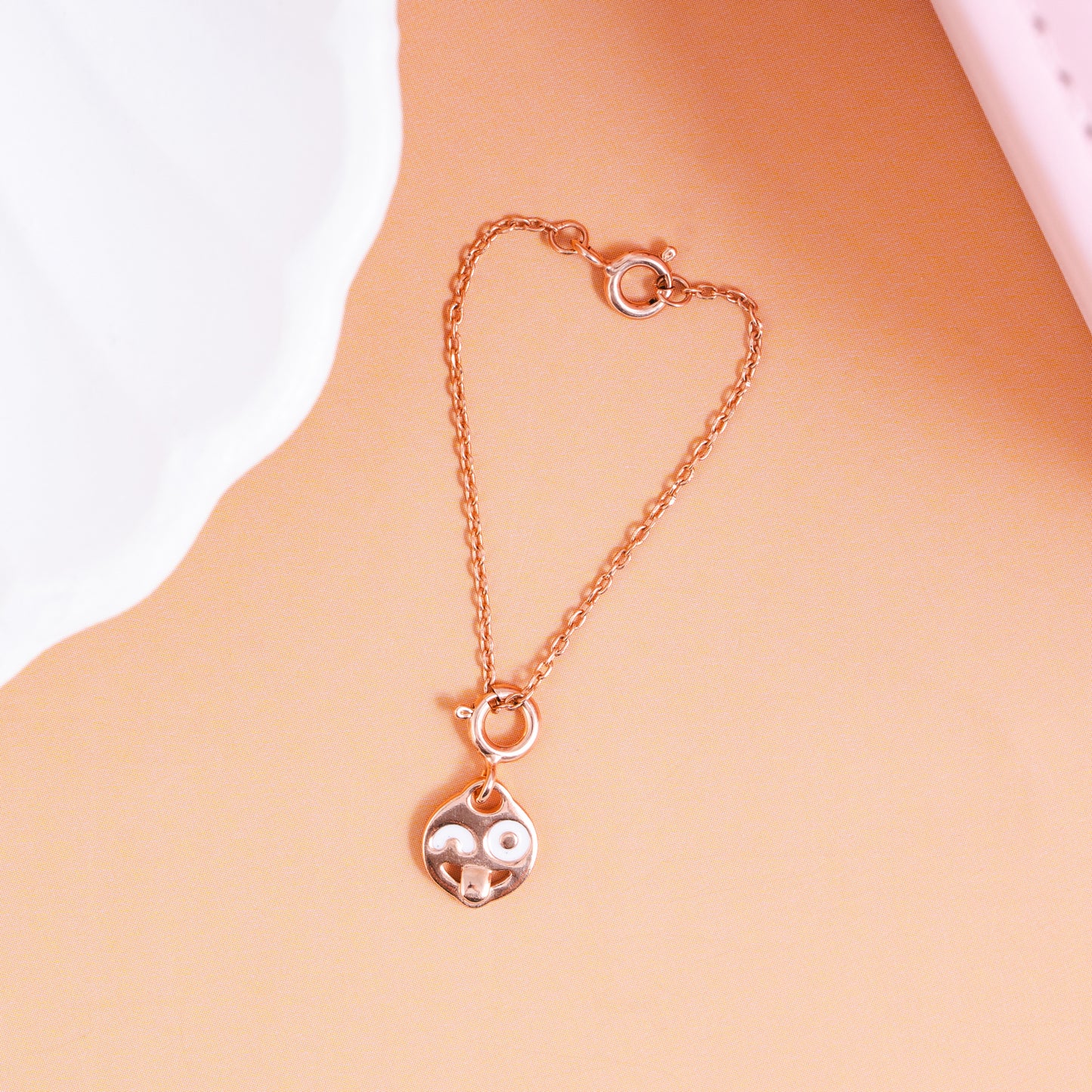 Playful Sync Rose Gold Charm