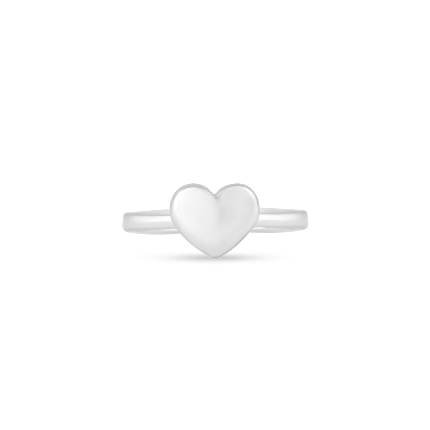 Pure Heart Silver Ring