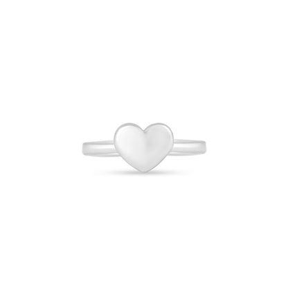 Pure Heart Silver Ring