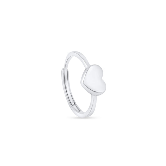 Pure Heart Silver Ring