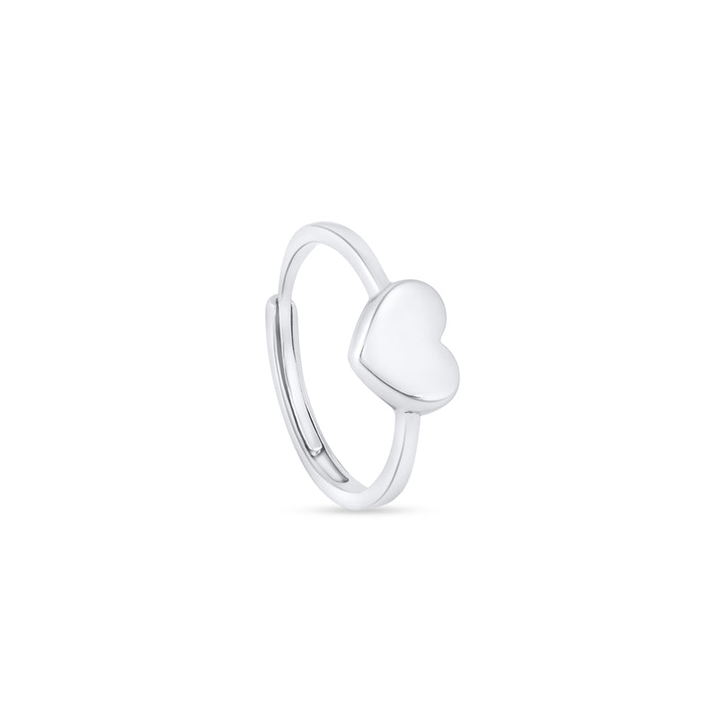 Pure Heart Silver Ring