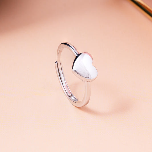 Pure Heart Silver Ring