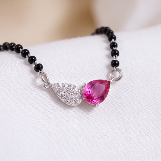 Radiant Vow Sterling Silver Mangalsutra