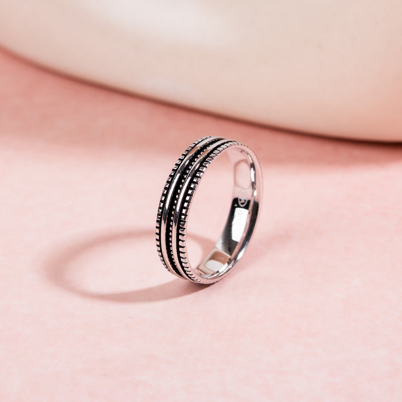 Reflective Rhythm Ring
