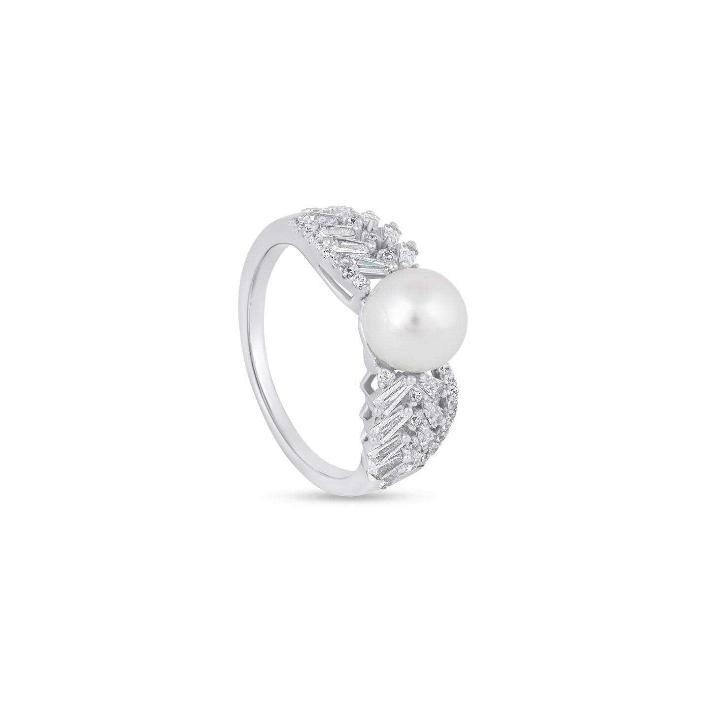 Regal Pearl Crest Ring