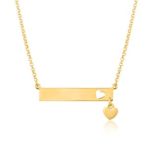 Yours truly Silver Necklace