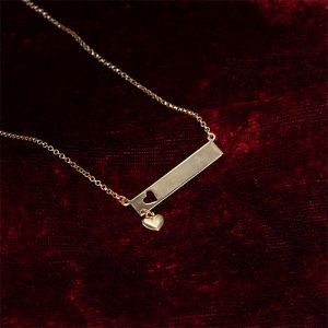 Yours truly Silver Necklace