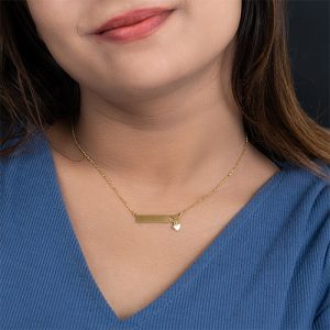 Yours truly Silver Necklace