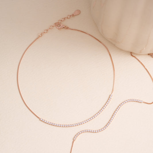 Rosé Celiora Anklet