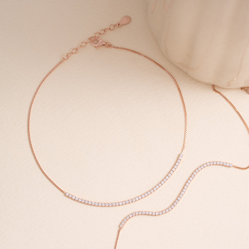 Rosé Celiora Anklet
