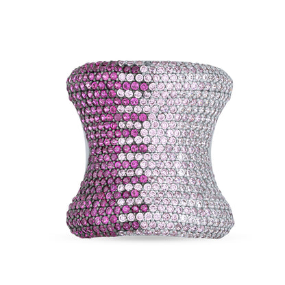 Rosé Mirage Silver Ring