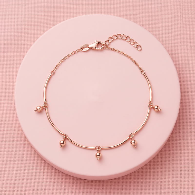 Rose Bell Anklet