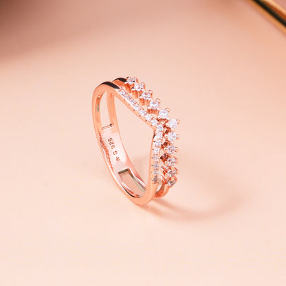 Rosé Gold Spark Band