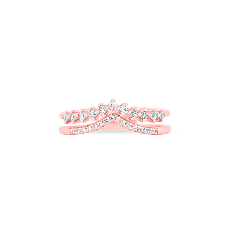 Rosé Gold Spark Band