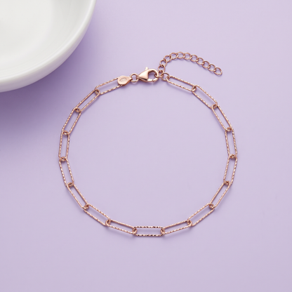 Rose Link Anklet