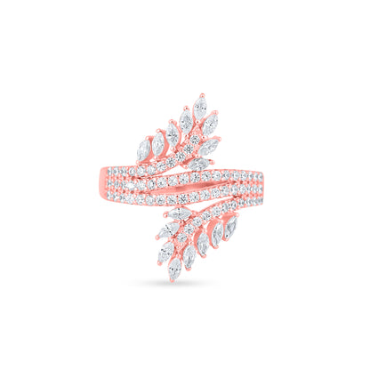 Rosé Winglet Ring
