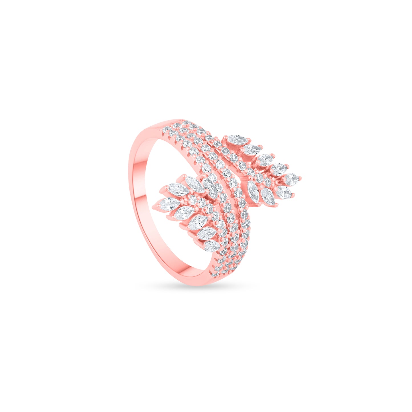 Rosé Winglet Ring