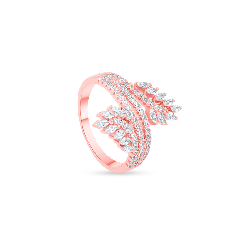 Rosé Winglet Ring