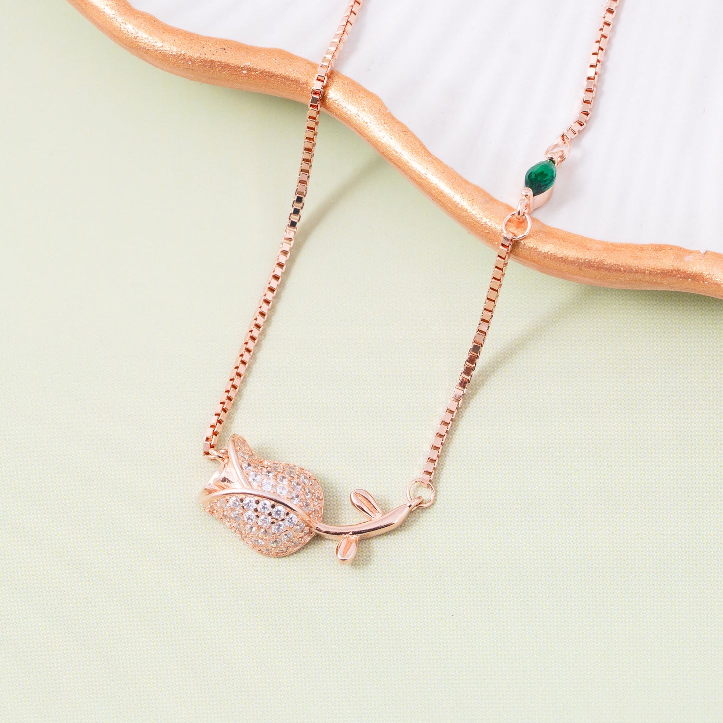 Rosé Bloom Pendant