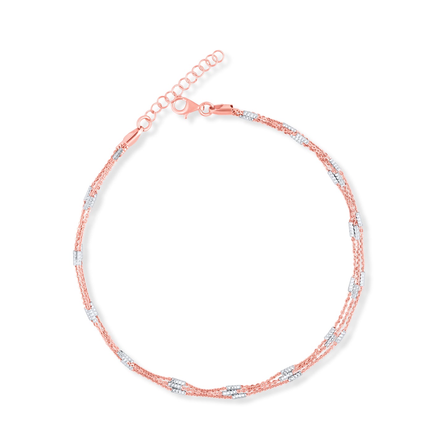 Rosé Gleam Anklet