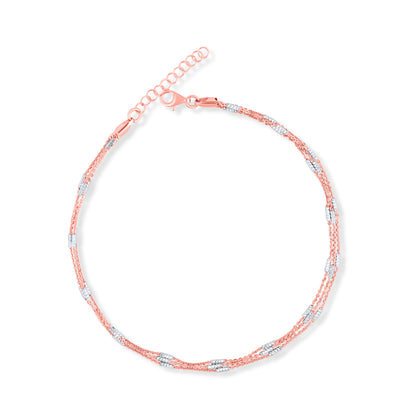 Rosé Gleam Anklet