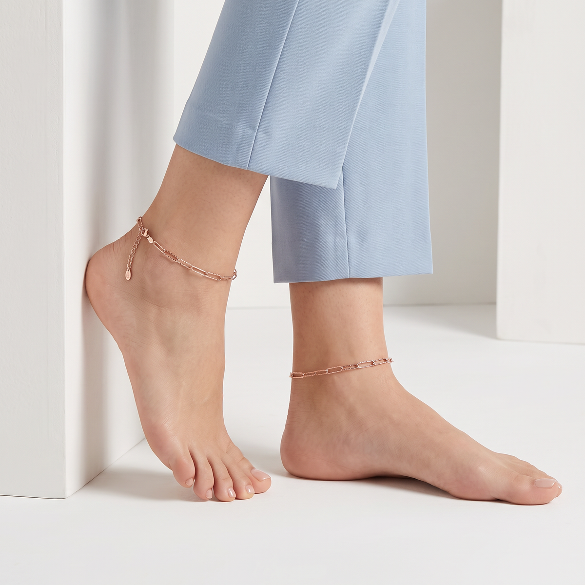 Rose Link Anklet