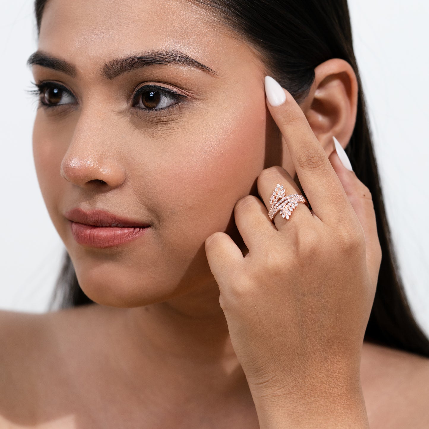 Rosé Winglet Ring