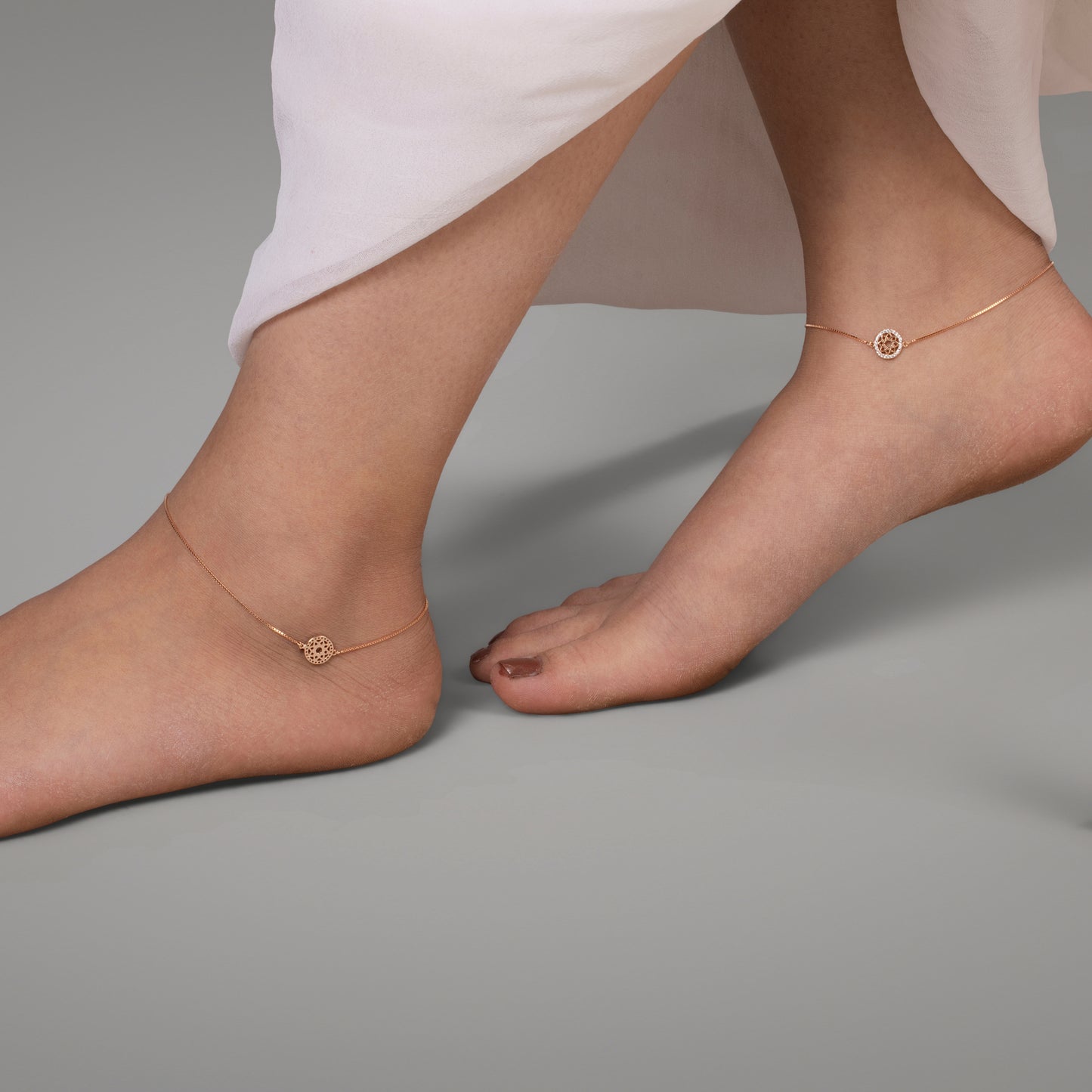 Rose Orbit Anklet
