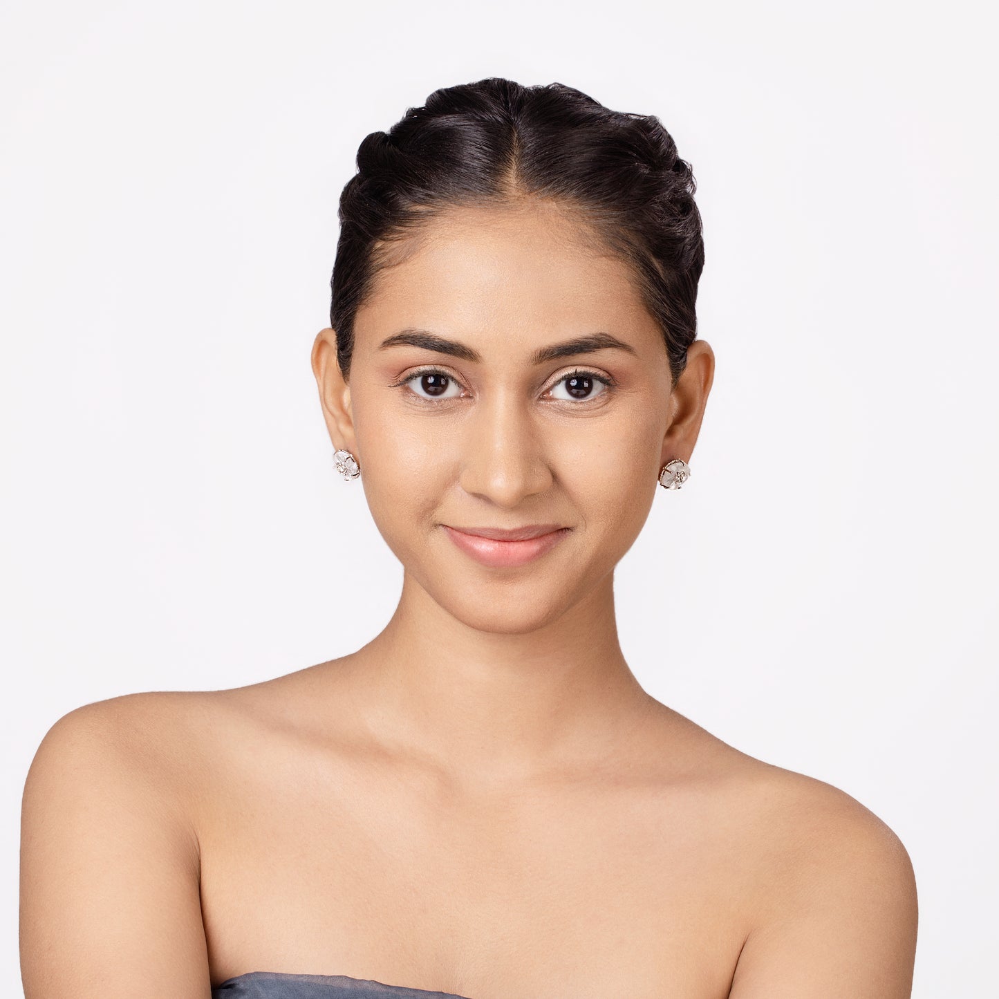 Roselight Bloom Stud Earrings