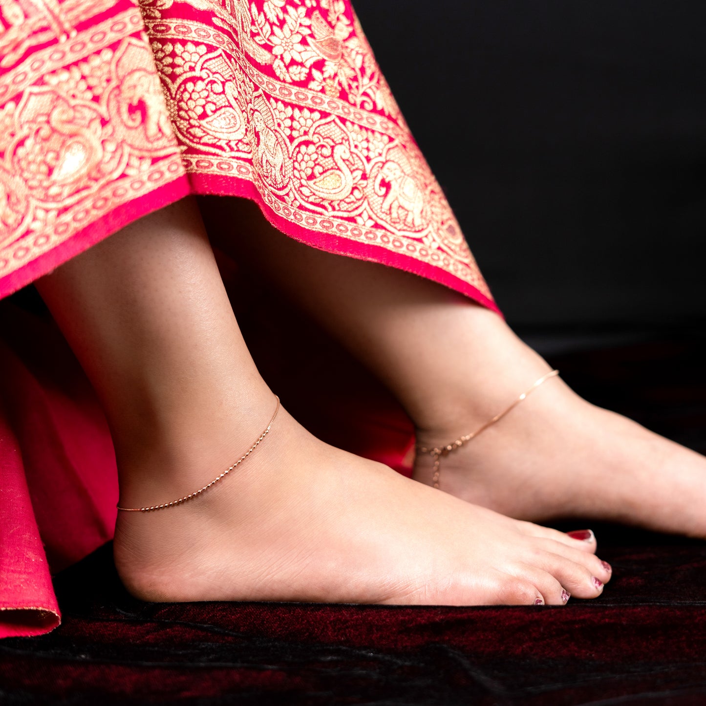 Roselle Rhythm Anklet
